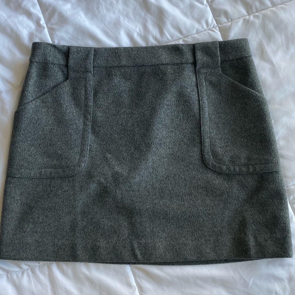 Classy Wool JCrew Skirt with Pockets